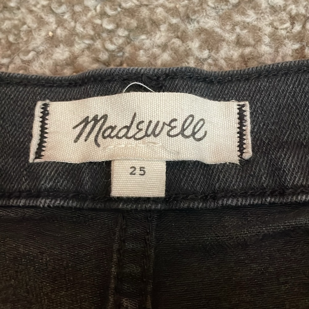 Madewell High Waist Button Fly Denim Shorts - Picture 5 of 5
